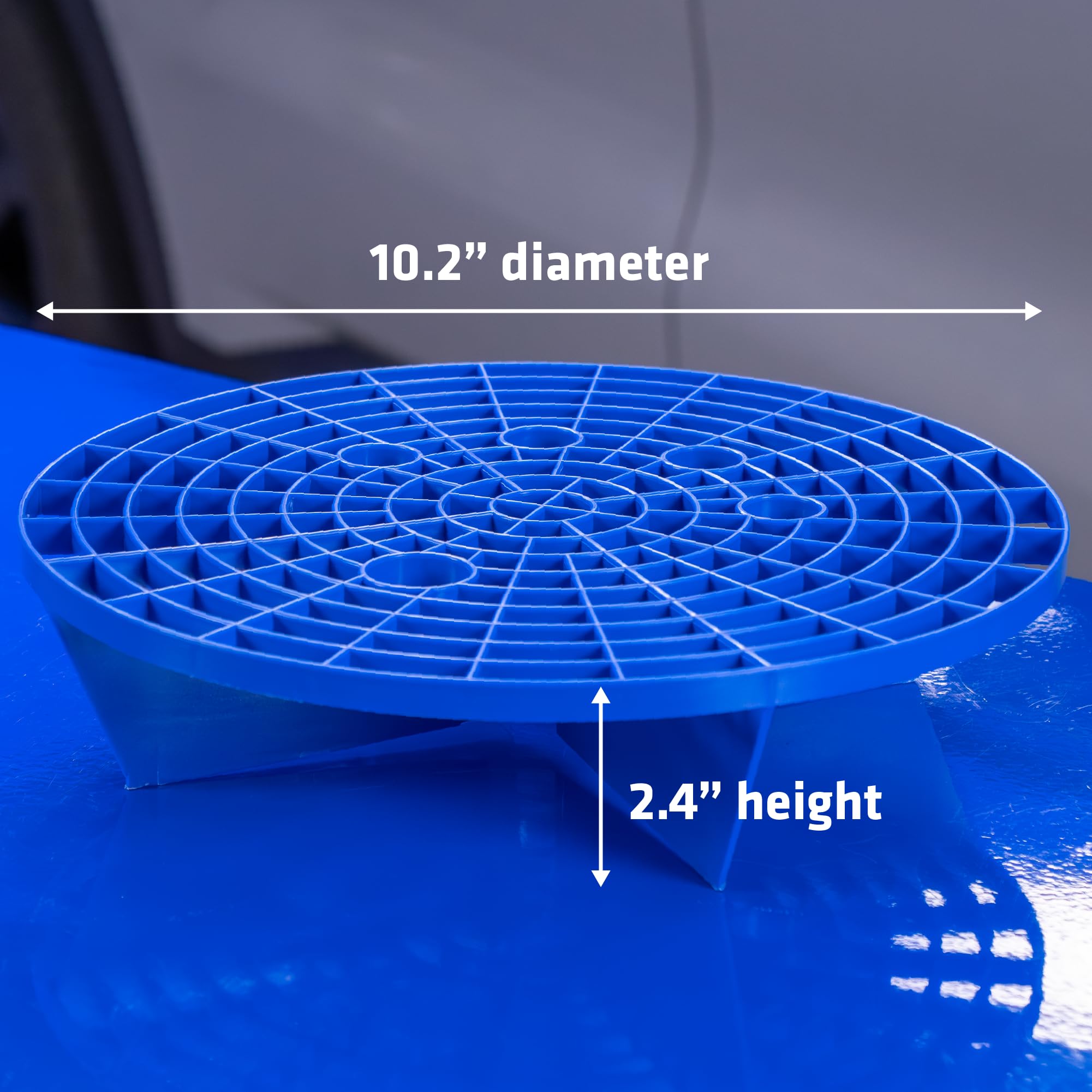 VIKING Automotive Bucket Insert Grit Trap for Car Wash and Detail Kits, Helps Remove Dirt and Debris from Microfiber, Mitts, Cloths, and Sponges, Blue - Image 7