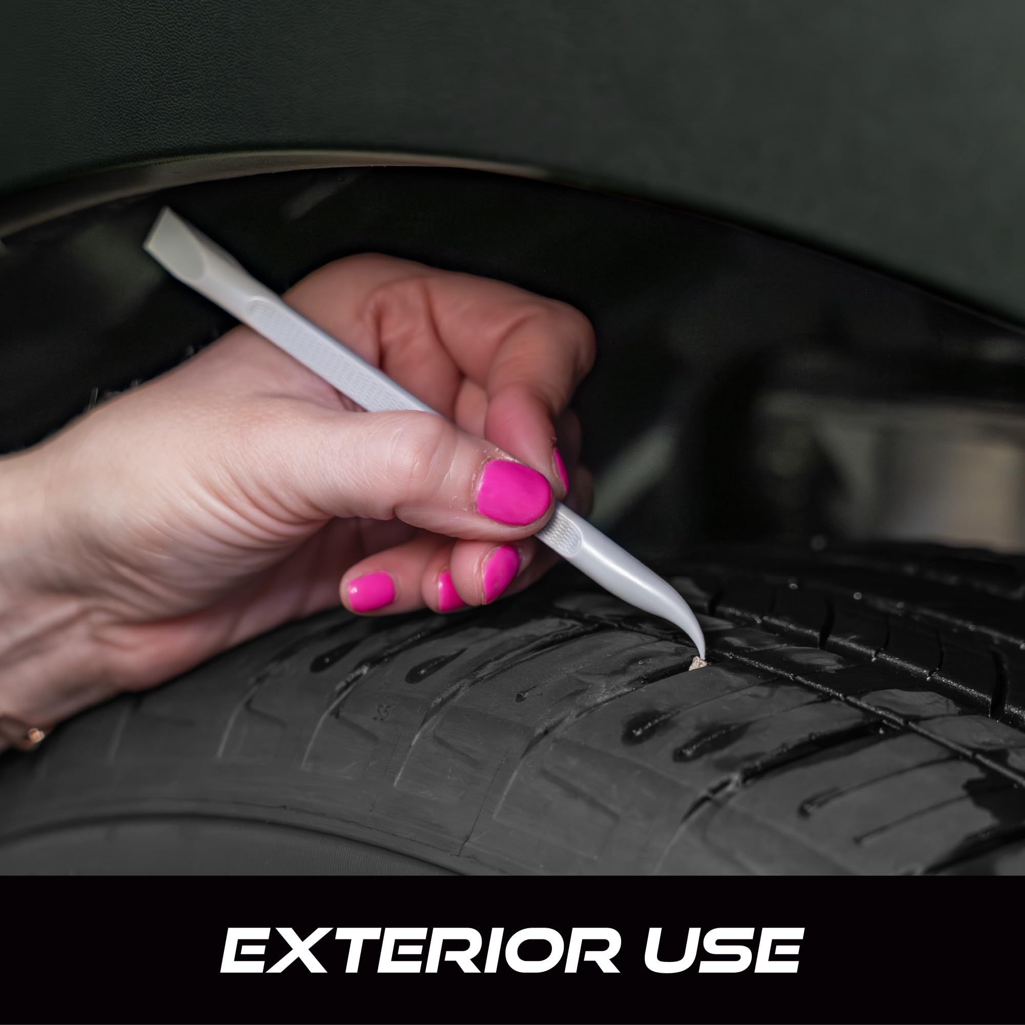 VIKING Car Detailing Pick Set for Car Detailing Kit, Safe Automotive Tool Set for Cleaning, Plastic Picks with 6 Cleaning Heads, Interior and Exterior Use, 6 Pack, Grey - Image 7