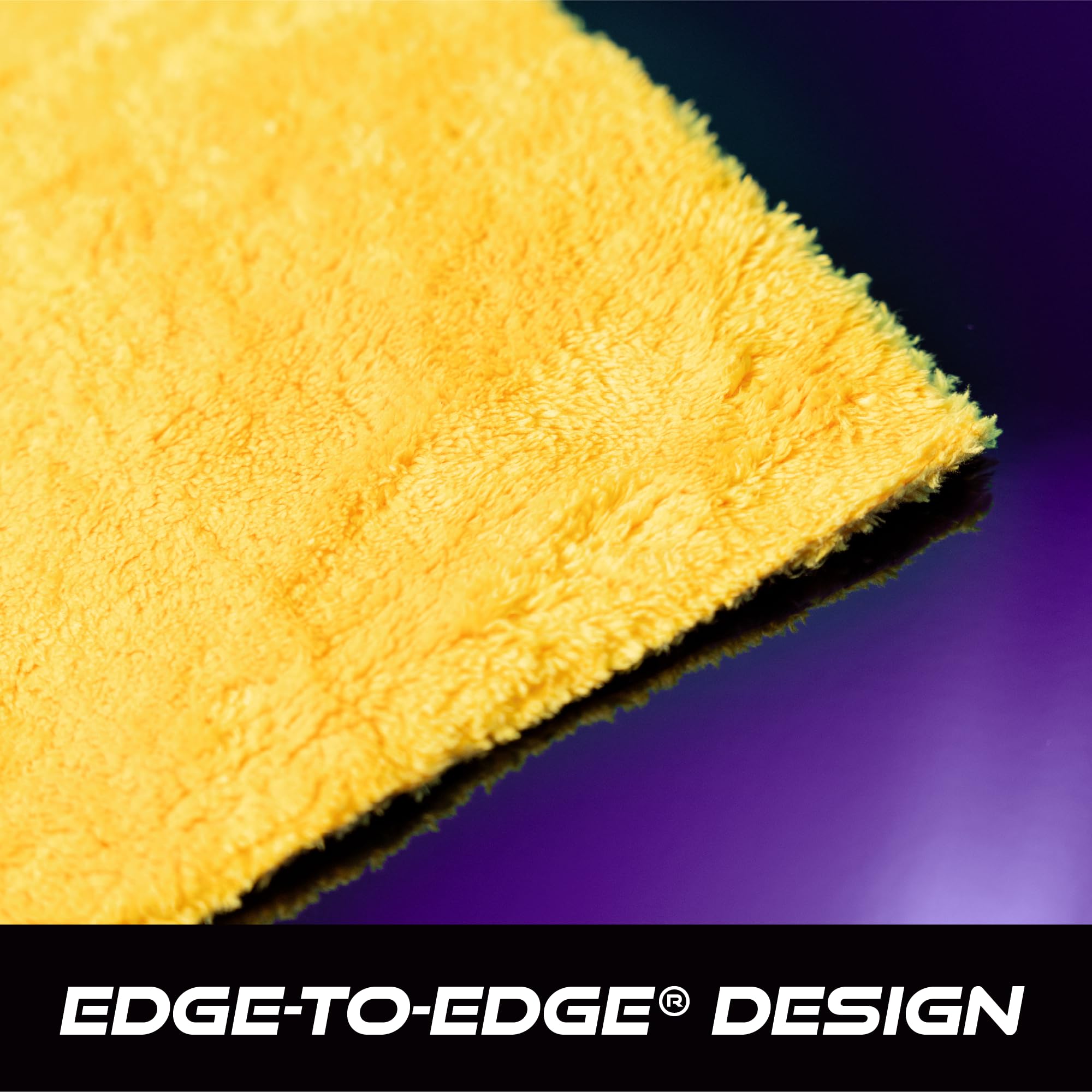 VIKING Microfiber Cleaning Cloth for Car Detailing, Ultra Plush Finishing Microfiber Towels for Car Cleaning Supplies, Yellow, 16 inch x 16 inch, 3 Pack - Image 5
