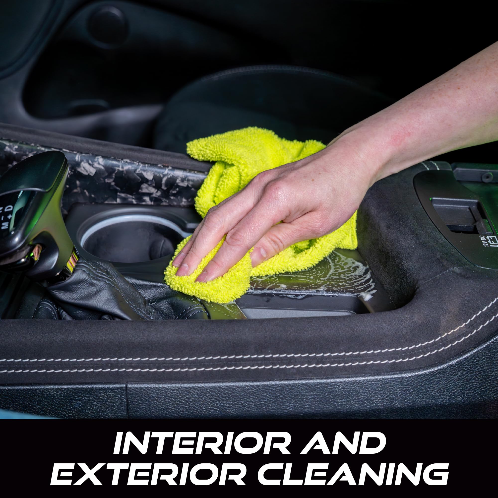 VIKING Microfiber Cloth for Car or Home 10 Pack, Edgeless Towel for Interior and Exterior Car Detailing, Multi-Purpose, Reusable Towels, Assorted, 12 Inch x 16 Inch - Image 4