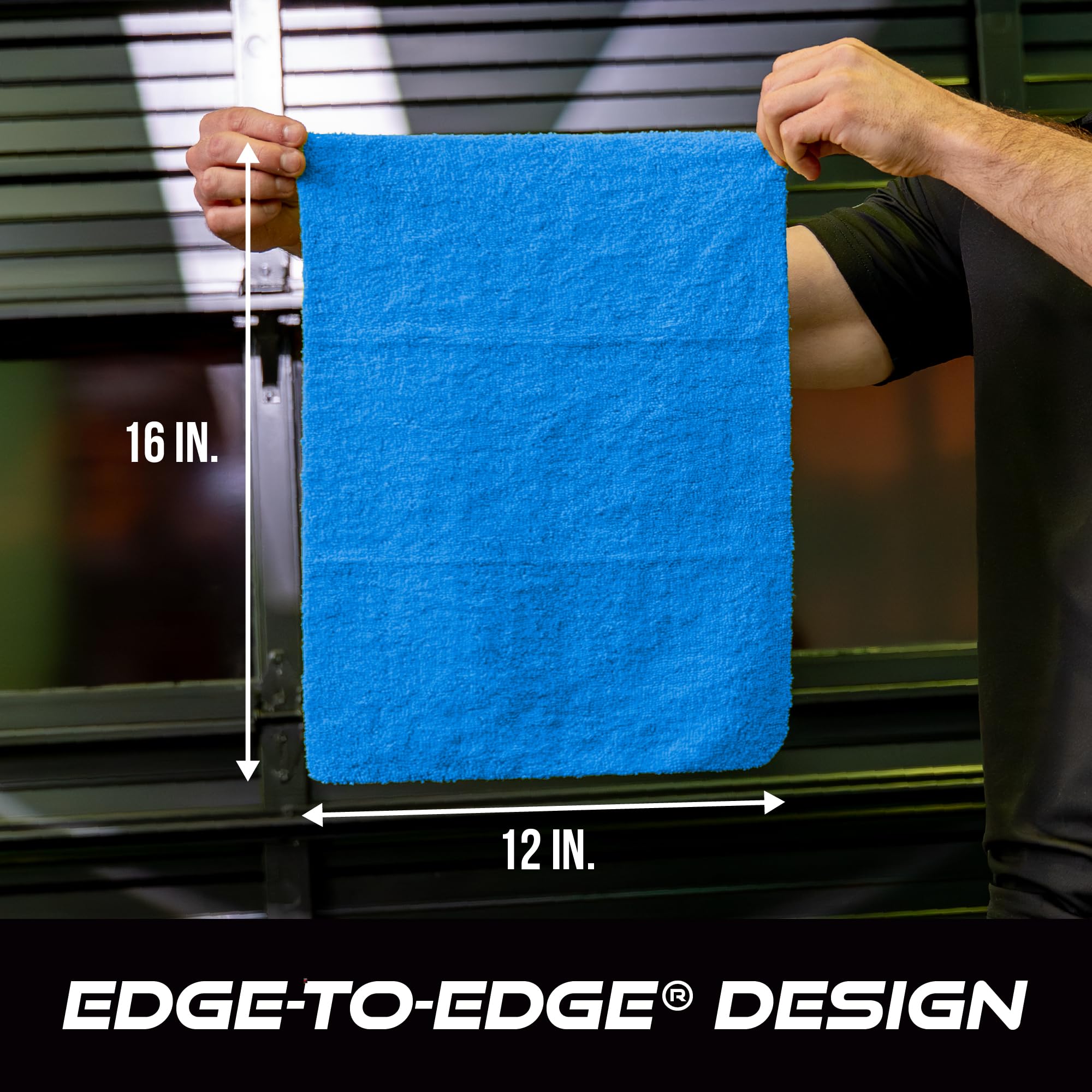 VIKING Microfiber Cloth for Car or Home 10 Pack, Edgeless Towel for Interior and Exterior Car Detailing, Multi-Purpose, Reusable Towels, Assorted, 12 Inch x 16 Inch - Image 6