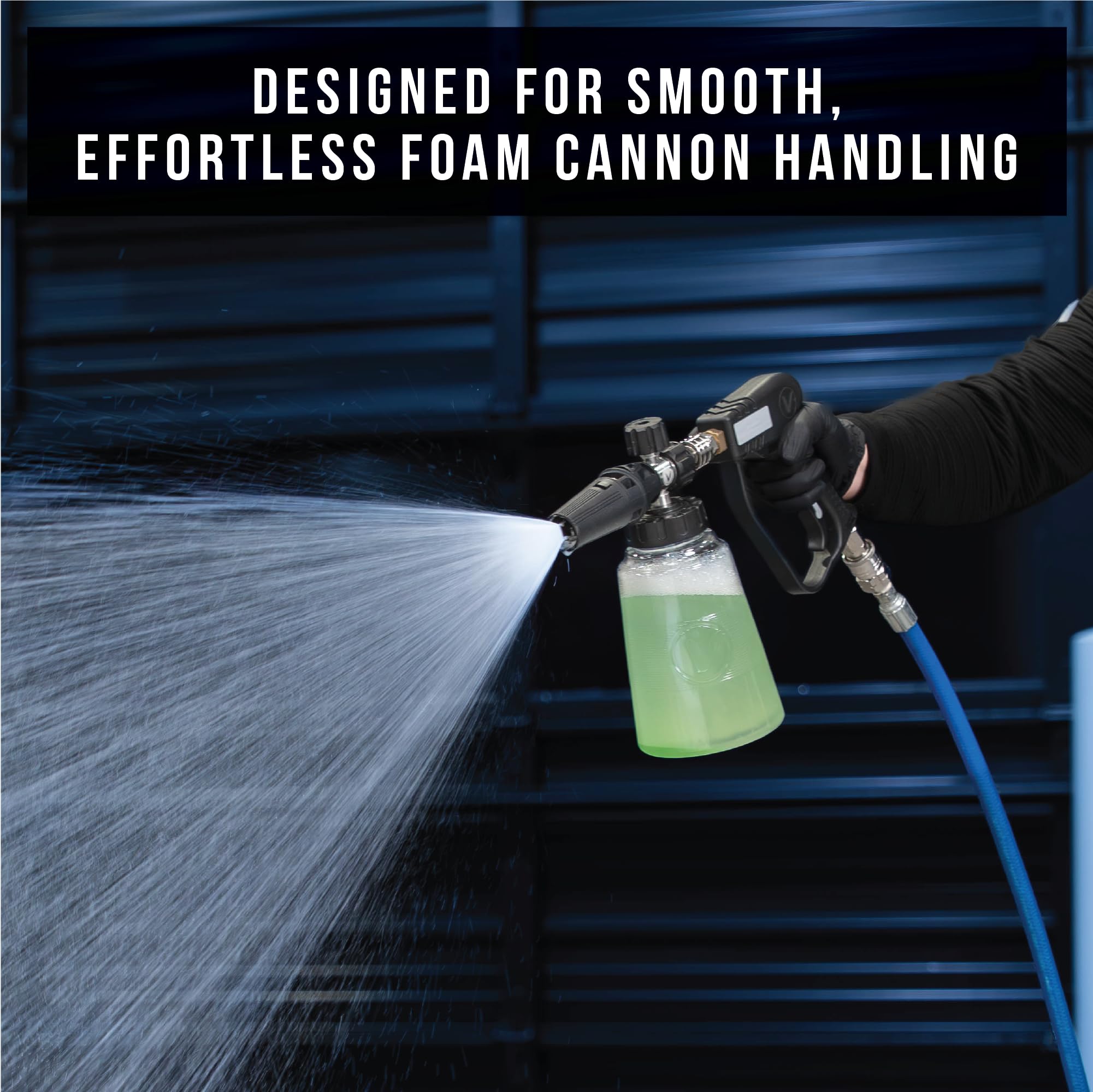 VIKING Premium Swivel Pressure Washer Gun, Short Handle with ¼” Quick Connect for a Gas or Electric Pressure Washer, Includes 3 Adapters and 2 Nozzles for Car Cleaning Kit - Image 3