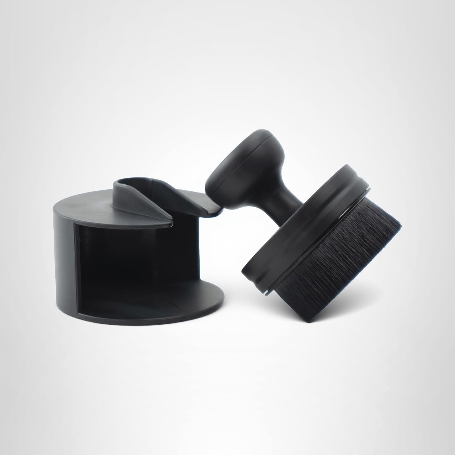 VIKING Tire Shine Applicator Brush, Automotive Tire Dressing Applicator Brush, Storage Stand Included for Detailing and Car Wash Kit, Black, 2.3 Inch Diameter - Image 9